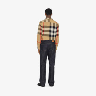 Camicia BURBERRY in cotone Check (Beige Archivio)