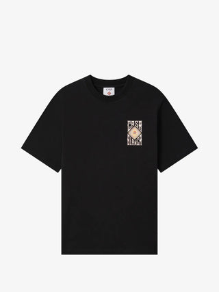 T-shirt CASABLANCA nera a maniche corte Hermons Mirage
