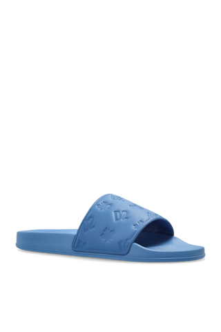 Ciabatte DSQUARED2 Blue Logo Slides