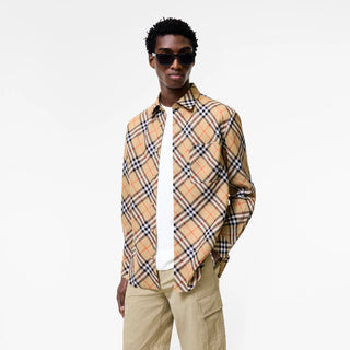 Camicia in lino BURBERRY Check