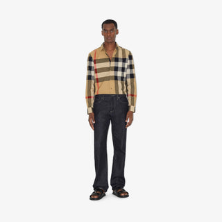 Camicia BURBERRY in cotone Check (Beige Archivio)