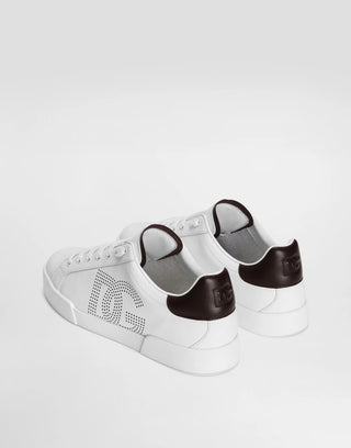 Sneakers Dolce&Gabbana Strobel Portofino Light in pelle di Vitello nappato