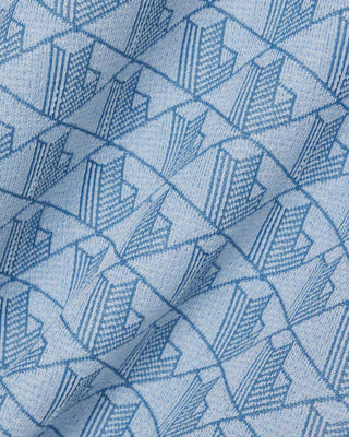 Polo LACOSTE in monogramma in jacquard dal taglio classico