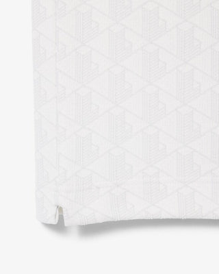 Polo LACOSTE in Jacquard con Monogramma