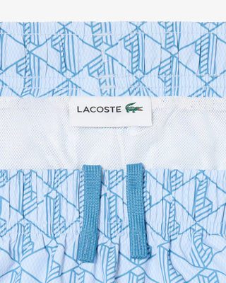 Boxer mare LACOSTE midi con stampa con monogramma