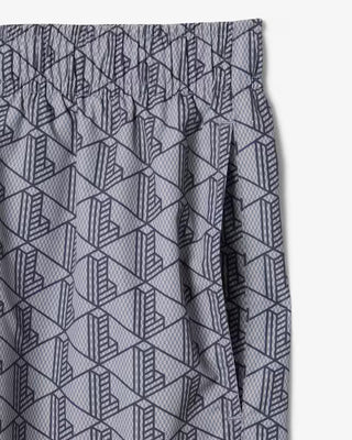 Boxer mare LACOSTE midi con stampa con monogramma
