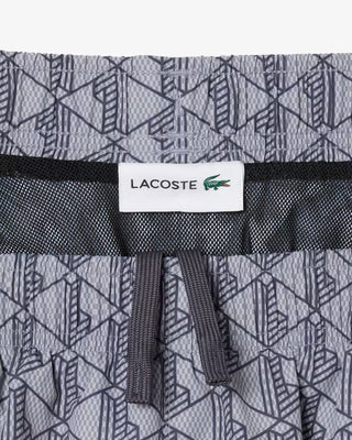 Boxer mare LACOSTE midi con stampa con monogramma