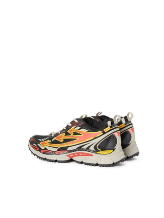 Sneaker OFF-WHITE Be Right Back in Black-Coral Red