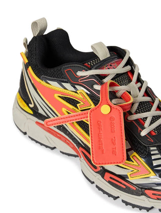 Sneaker OFF-WHITE Be Right Back in Black-Coral Red