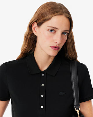 Polo LACOSTE Donna in piqué di cotone stretch