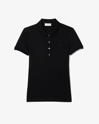 Polo LACOSTE Donna in piqué di cotone stretch