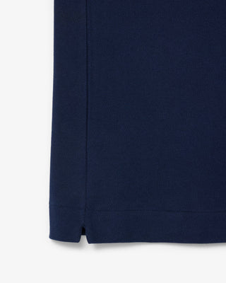 Polo LACOSTE classic fit con tasca e bordi a contrasto L.12.12