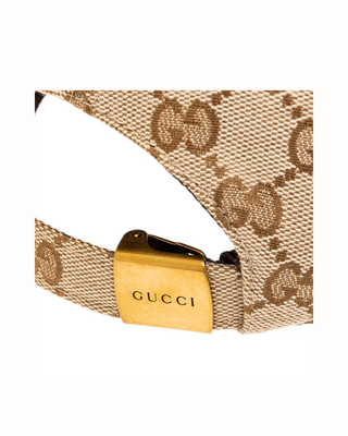 Cappellino GUCCI da baseball in sabbia e marrone