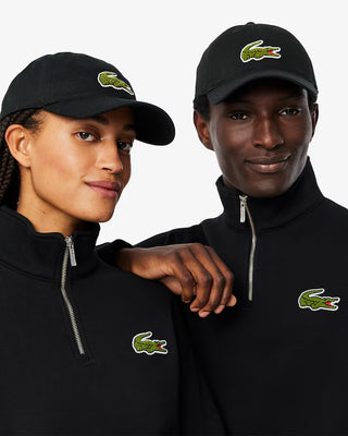 Cappello LACOSTE in twill di cotone con stemma coccodrillo