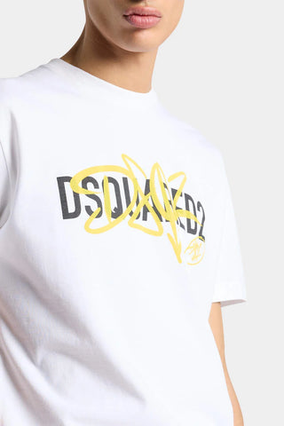 T-shirt DSQUARED2 Graffiti Cool Fit