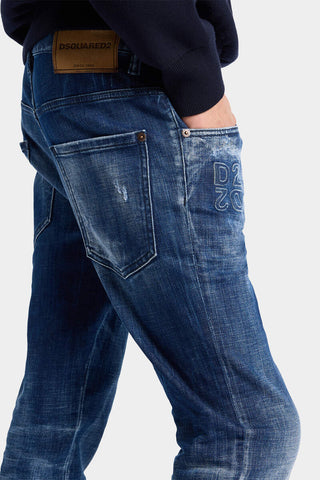 Jeans DSQUARED2 skater lavaggio scuro milky way