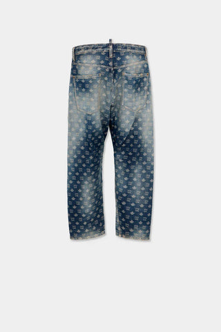 Jeans DSQUARED2 in Monogramma Kawaii lavaggio dirty