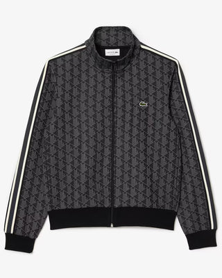 Giacca della tuta LACOSTE in jacquard con zip