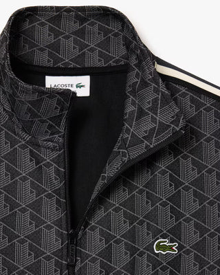 Giacca della tuta LACOSTE in jacquard con zip