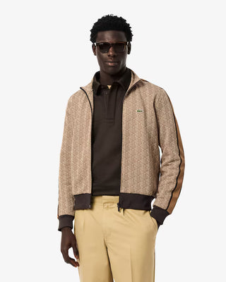 Giacca della Tuta LACOSTE in jacquard con monogramma