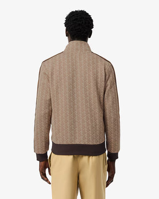 Giacca della tuta LACOSTE in jacquard con zip