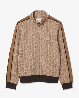 Giacca della tuta LACOSTE in jacquard con zip