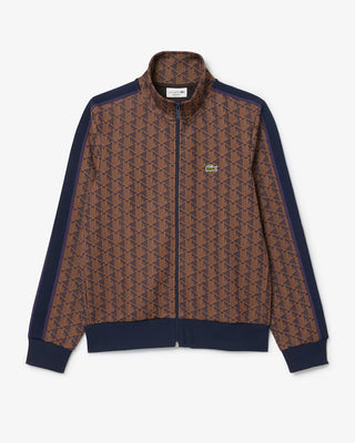 Giacca della tuta LACOSTE in jacquard con zip