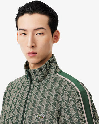 Giacca della tuta LACOSTE in jacquard con zip