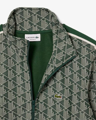 Giacca della tuta LACOSTE in jacquard con zip
