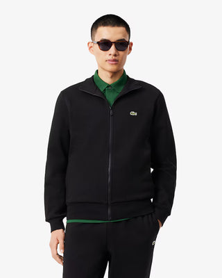 Felpa LACOSTE in pile a collo alto con zip