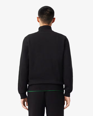Felpa LACOSTE in pile a collo alto con zip