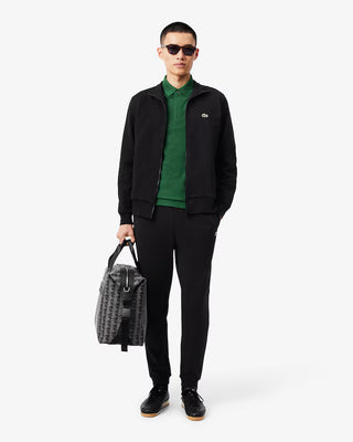 Felpa LACOSTE in pile a collo alto con zip