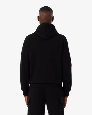 Felpa LACOSTE con cappuccio in pile con zip