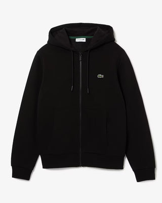 Felpa LACOSTE con cappuccio in pile con zip