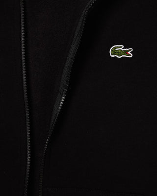 Felpa LACOSTE con cappuccio in pile con zip