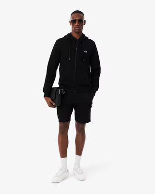 Felpa LACOSTE con cappuccio in pile con zip