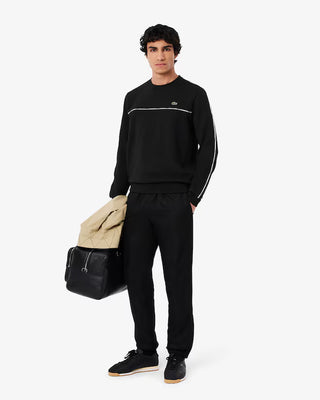 Felpa LACOSTE con il bordo logato