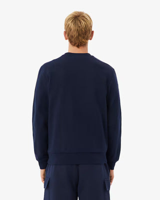 Felpa LACOSTE con il bordo logato