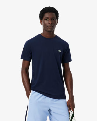 T-shirt LACOSTE sportiva grafica Ultra Dry con coccodrillo