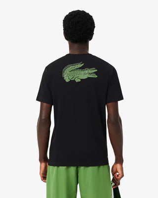 T-shirt LACOSTE sportiva grafica Ultra Dry con coccodrillo