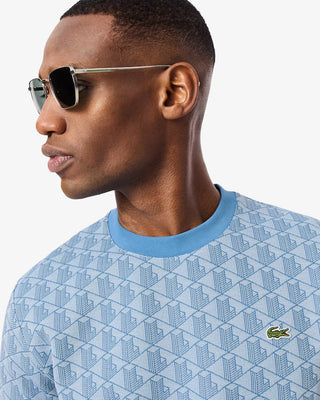 T-shirt LACOSTE con monogramma slim fit