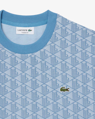 T-shirt LACOSTE con monogramma slim fit