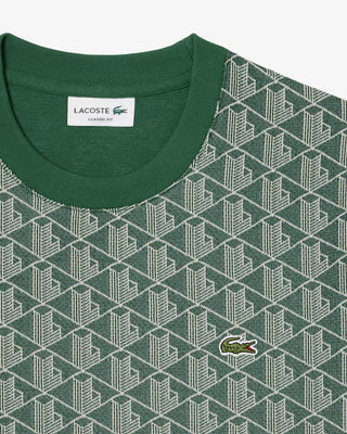 T-shirt LACOSTE in monogramma slim fit