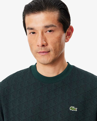 T-shirt LACOSTE con monogramma