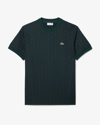 T-shirt LACOSTE con monogramma