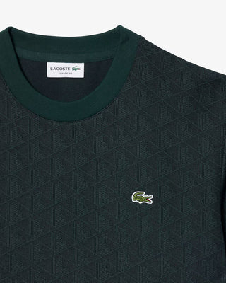 T-shirt LACOSTE con monogramma