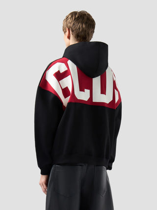 Felpa GCDS con Band logo sul retro nero