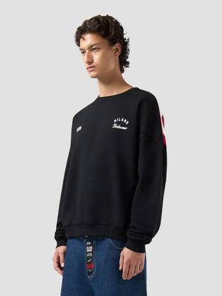 Felpa GCDS con Band logo sul retro nero