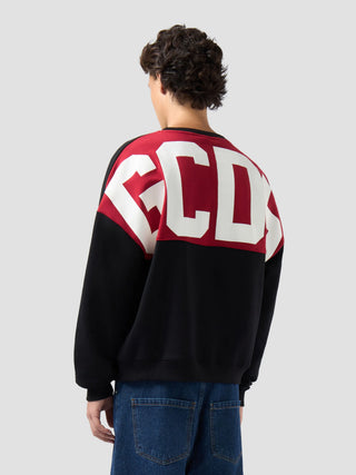 Felpa GCDS con Band logo sul retro nero