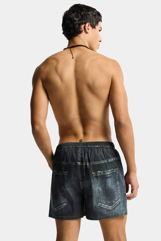 Costume Boxer Midi DSQUARED2 Swim Five Pockets - Moda & Modi Luxury